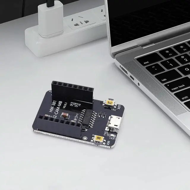 Alt view image 3 of 4 - ESP32-CAM-MB Programming Adapter Board CH340 Serial To USB Backplane TTL Downloader Module 4.7V-5.3V for ESP32-CAM Module