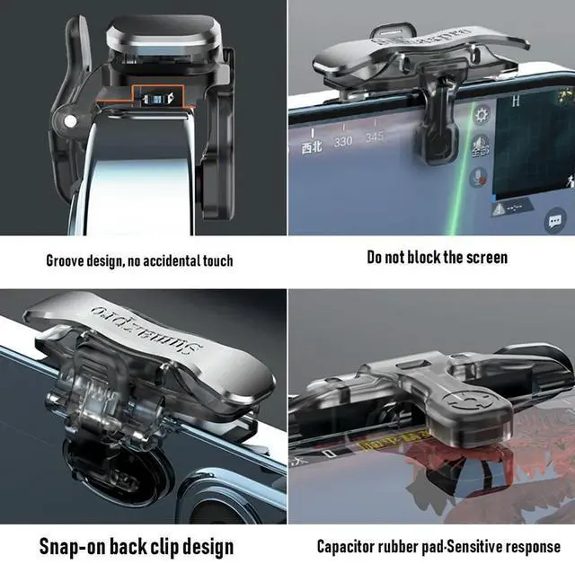 Main image of Gamepad Joystick for PUBG Joypad Trigger Fire Button Aim Shooter Controller Mobile Phone Game Accessories