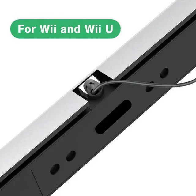Alt view image 4 of 4 - Wired Remote Sensor Bar Reciever Sensor Bar USB Replacement Infrared TV Ray Wired Sensor Bar for Wii/Wii U