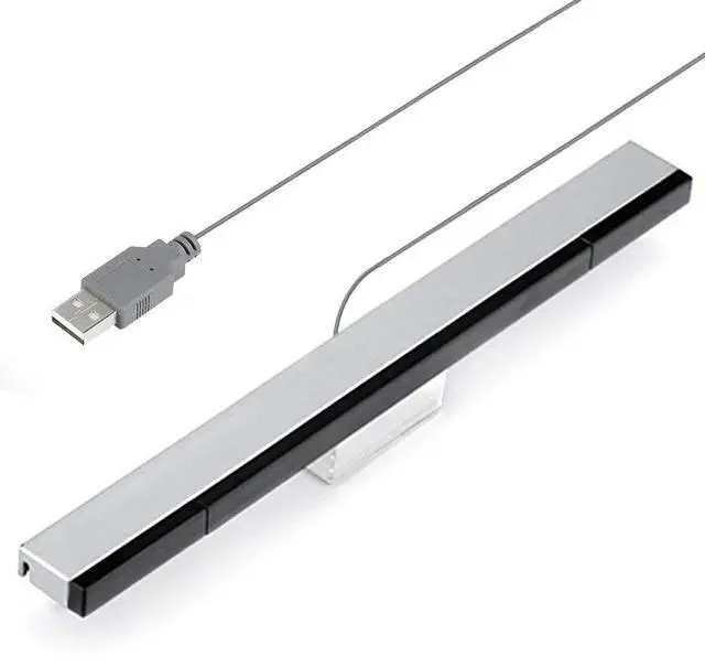 Alt view image 2 of 4 - Wired Remote Sensor Bar Reciever Sensor Bar USB Replacement Infrared TV Ray Wired Sensor Bar for Wii/Wii U