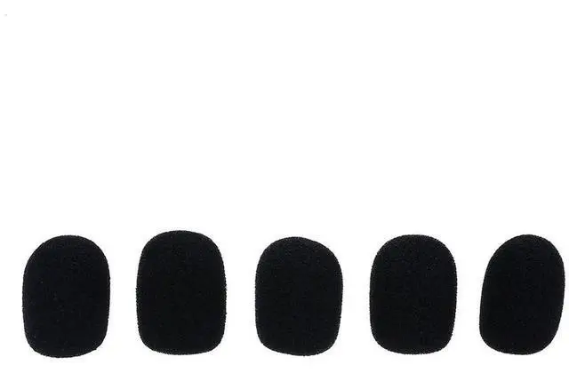 Alt view image 2 of 4 - 5pcs Soft Elastic Sponge Microphone Head Cover for Headset Collar Mic