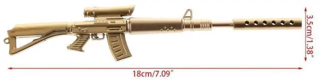 Alt view image 3 of 4 - Novelty Gel Pen Gun Shape Ballpoint Pens Office School Supply Stationery Gift