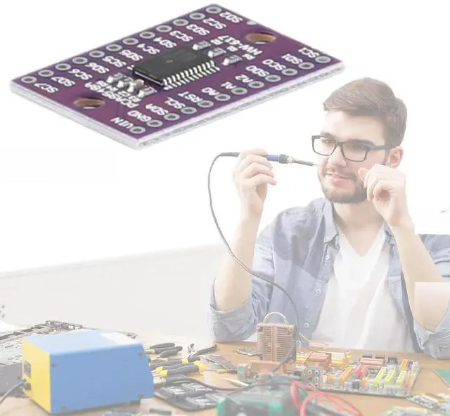 Alt view image 3 of 4 - CJMCU-9548 TCA9548A 1 To 8 I2C Multiplexer Breakout Board 1-8 Way Channel IIC Multiplexer Breakout Board for Chaining Modules