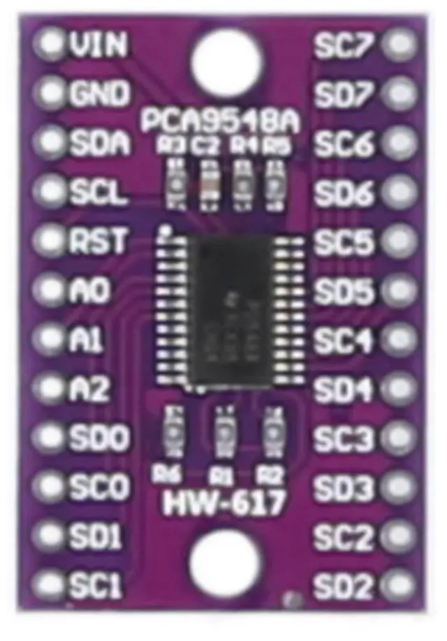 Alt view image 4 of 4 - CJMCU-9548 TCA9548A 1 To 8 I2C Multiplexer Breakout Board 1-8 Way Channel IIC Multiplexer Breakout Board for Chaining Modules