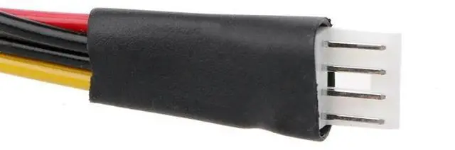 Main image of 4-Pin FDD Floppy Male To 15-Pin SATA Female Converter Adapter Power Cable Cord
