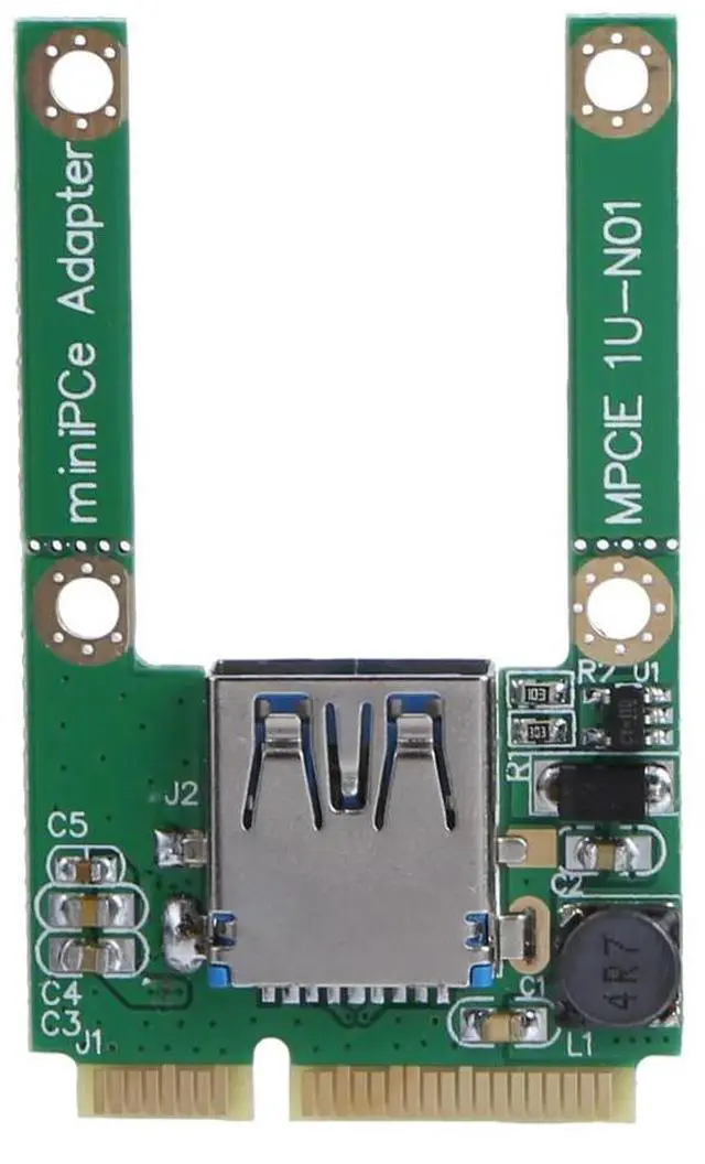 Alt view image 2 of 4 - Mini PCI-E to USB3.0 PCI Express Card PCI-E to USB 3.0 Expansion Card