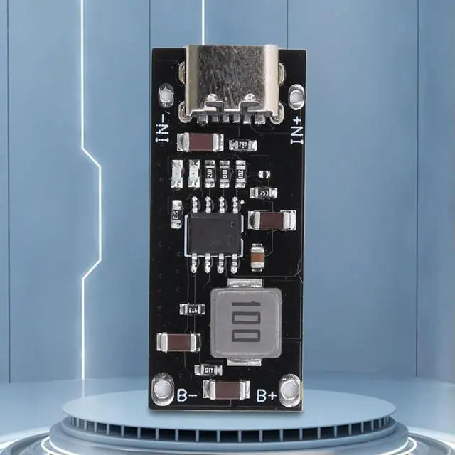 Alt view image 3 of 4 - Power Supply Module Board 3A 5V To 4.2V 4.35V Type C Charging Management Board with Indicator Automatic Detection for Computer