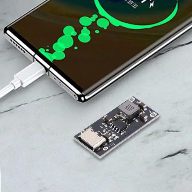 Alt view image 4 of 4 - Power Supply Module Board 3A 5V To 4.2V 4.35V Type C Charging Management Board with Indicator Automatic Detection for Computer