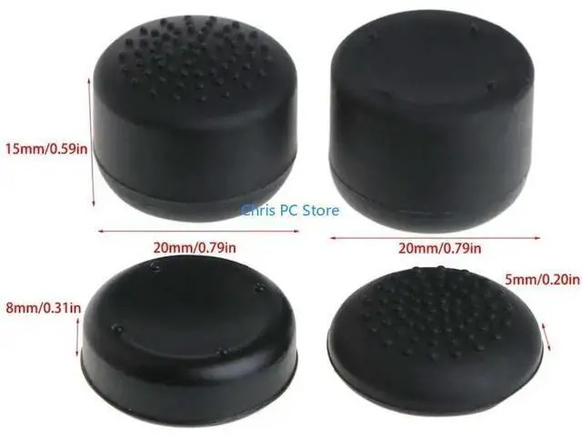 Alt view image 4 of 4 - 8Pcs/Set Enhanced Analog Thumbstick Grips Cover For Game Controller