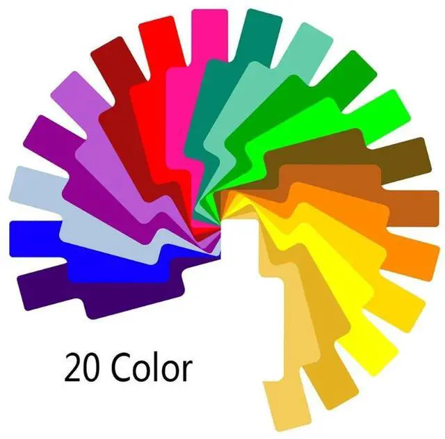 Alt view image 3 of 4 - SIV 20 Color Photographic Color Gel Filter Cards Set Flash Speedlite for