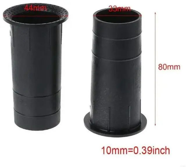 Alt view image 3 of 4 - Lightweight Subwoofer Woofer Speaker Port Tube Air-Speaker Subwoofer Hifi Accessories Black Bass Air Ports Speaker