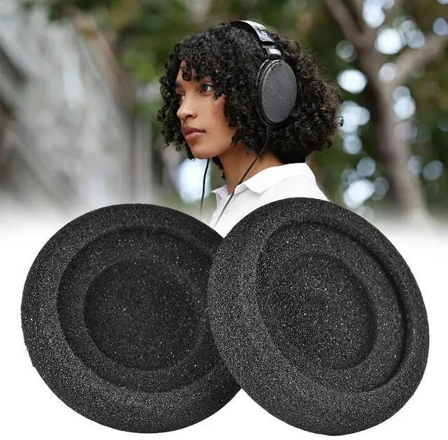 Alt view image 2 of 4 - Earpads Cushions Replacement Noise Isolation Foam Cushions Cover Earmuff Ear Cups Repair Parts for Jabra Evolve 65 Headphone