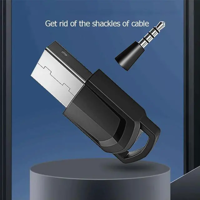 Alt view image 2 of 4 - Wireless Headphone Adapter Receiver for PS5 PS4 Game Console PC Headset Bluetooth-compatible 5.0 Audio Transmitter