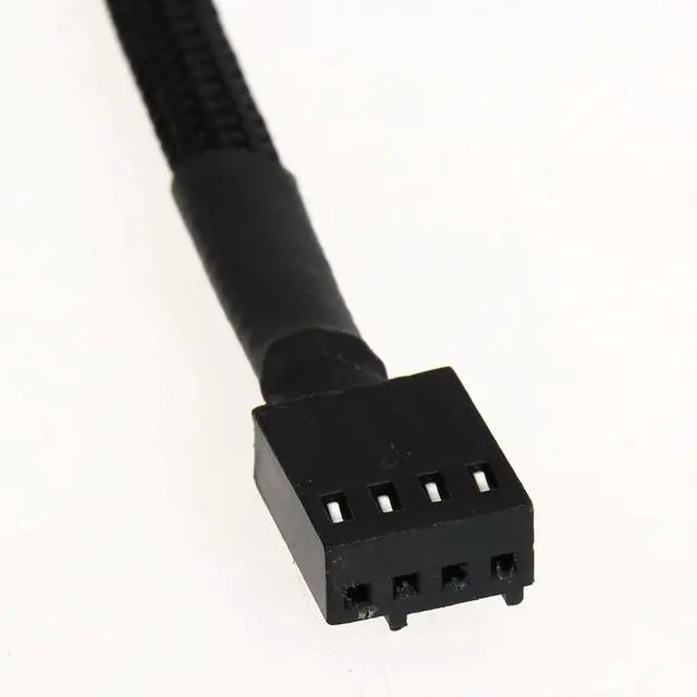 Alt view image 4 of 4 - 5pcs 4 Pin PWM Connector Case Fan Extension Power Cable Extending Cable PWM Fan Extension Cable for Compure CPU Cooling System