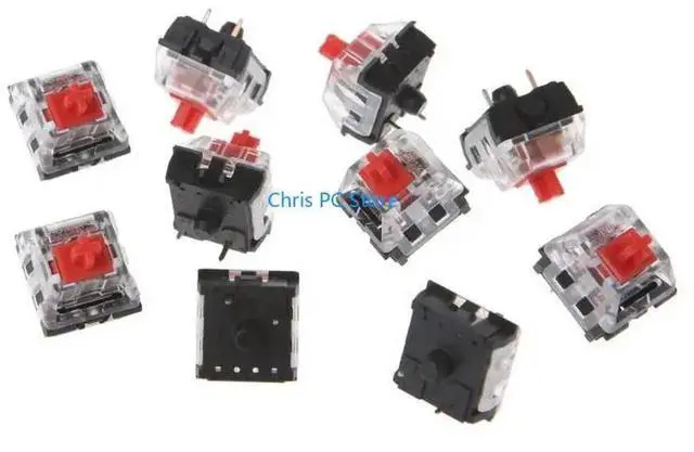 Main image of MX Red Switch Linear Switches 3pin for Mechanical Keyboard