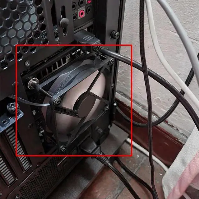 Alt view image 2 of 4 - Housing Radiator Screws l Fixing Chassis Fan Screws Quiet Operation Computer Radiator Fan Screws Set for PC Case Fan