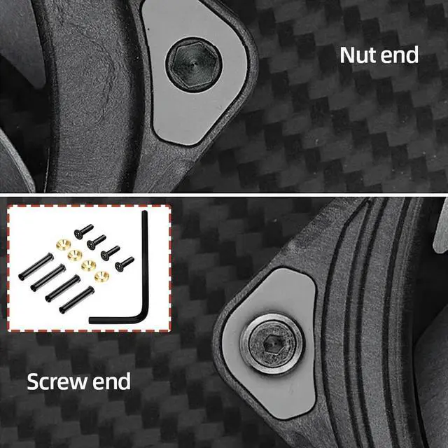 Alt view image 4 of 4 - Housing Radiator Screws l Fixing Chassis Fan Screws Quiet Operation Computer Radiator Fan Screws Set for PC Case Fan