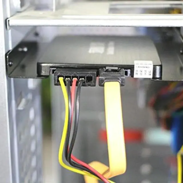 Alt view image 4 of 4 - Hard Disk Iron Frame l 2.5 to 3.5 Desktop Bracket SSD l Adapter Solid State Drive Bracket Hard Disk Mounting Bracket