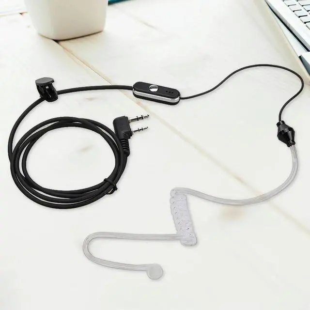 Alt view image 3 of 4 - Plastic Walkie Talkie Earpiece Headset 2 Pin Acoustic Tube Earphone Earpiece Headphone Accessories for Baofeng Retevis Radios