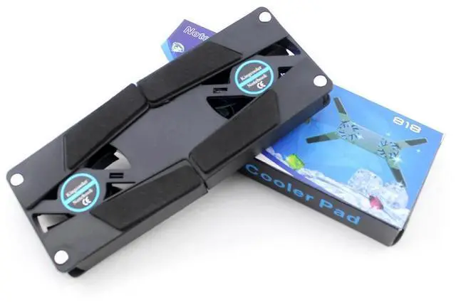 Main image of USB Powered Laptop Cooling Pad with Double 60mm Fans Laptop Stand Cooling Pad Bracket for Notebook Laptop PC Computer