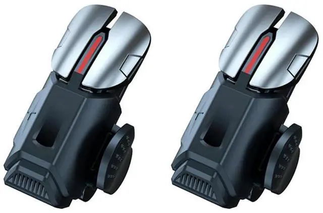 Alt view image 2 of 4 - 2pcs 6 Finger Gaming Trigger for PUBG Game Aim Shooting Gaming Trigger Shooter Fire Button Controller for Android Phone