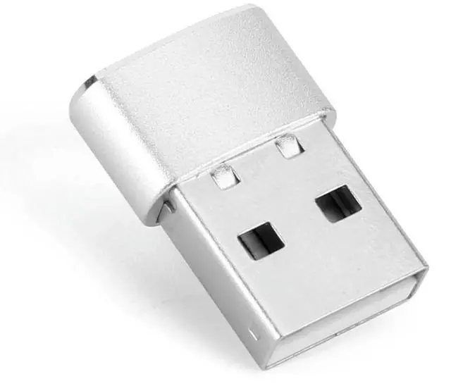 Main image of Mini Mouse Jiggler Undetectable USB Mouse Movement Simulator Plug and Play Keeps Awake Aluminum Alloy Housing for Laptop Desktop