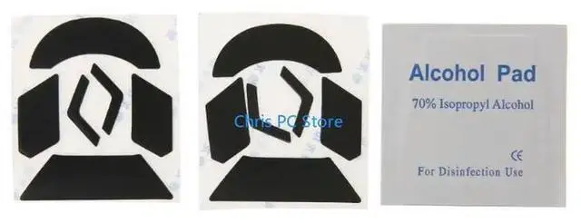 Main image of 2 Sets Mouse Skates Feet Pads Mouse Feet Sticker for G903 Mouse Rounded Curved Edges 0.6mm Mouse Feet