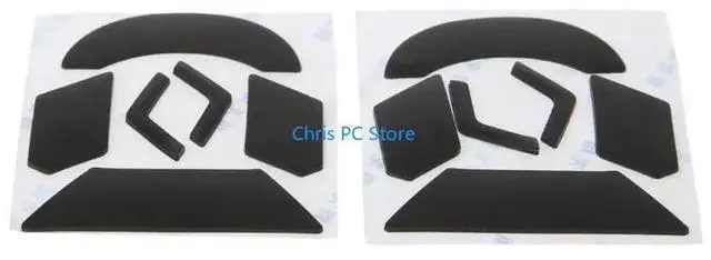 Alt view image 2 of 4 - 2 Sets Mouse Skates Feet Pads Mouse Feet Sticker for G903 Mouse Rounded Curved Edges 0.6mm Mouse Feet
