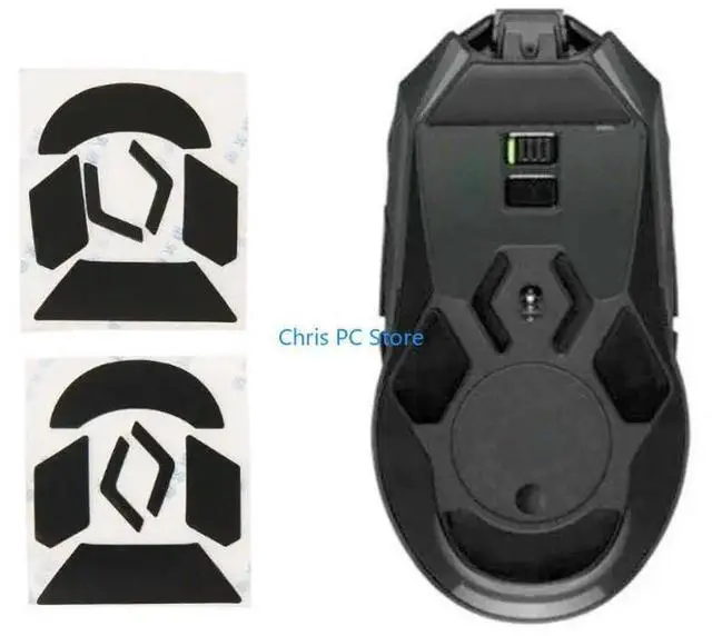 Alt view image 4 of 4 - 2 Sets Mouse Skates Feet Pads Mouse Feet Sticker for G903 Mouse Rounded Curved Edges 0.6mm Mouse Feet