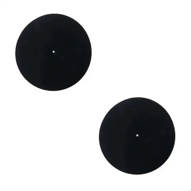Alt view image 4 of 4 - Platter Mat Fits Most Turntables with No Modifications, No Trimming Required Pads for LP Vinyl Record