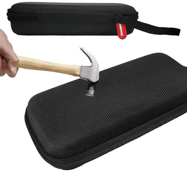 Alt view image 2 of 4 - EVA Hard Carrying Case Waterproof Shockproof Travel Protective Handbag with Hand Strap for ANBERNIC RG40XX H/RG405M Game Console