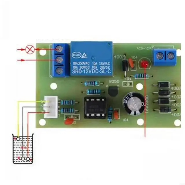 Alt view image 3 of 4 - Automatic Water Level Sensorings Controller For Pumps With High Switching Capacity And AntiInterference