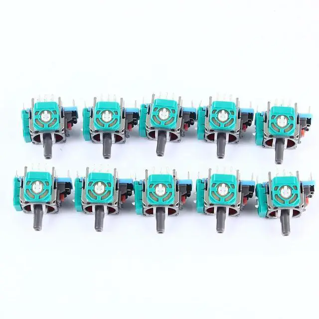 Alt view image 3 of 4 - 10pcs 3D Analog Joystick Joystick Module ThumbStick Repair Parts Accessories for 4 Gaming Controller Accessories