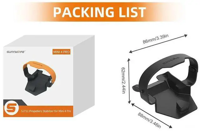 Alt view image 4 of 4 - Gentle Silicone Strap Propeller Blade Fixed Protector Dustproof Drone Props Fixed Mount Guard Bundling Propeller for Mini 4 Pro