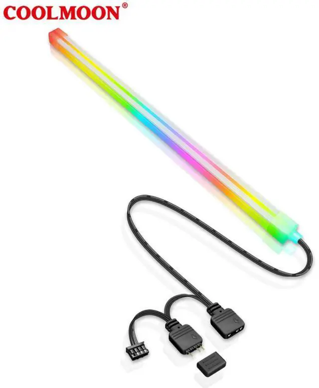 Main image of 5V 3Pin 4Pin Strip Light Bar ARGB AURA SYNC 26LED Flexible Light Bar Computer Accessories Flexible Light Strip Silicone for