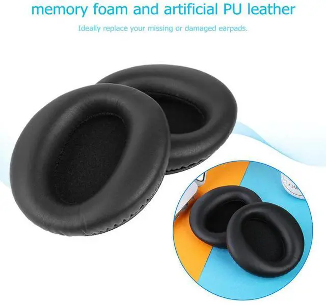 Alt view image 3 of 4 - 1 Pair Replacement Ear Cushions Covers Memory Foam Headphone Earpads PU Leather Headset Ear Cushions for COWIN E7/E7 Pro Headset