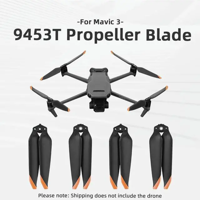 Alt view image 4 of 4 - 2 Pairs 9453T Propeller Light Weight Screw Wing Drone Wing Blade Drone Blade Props for Mavic 3 Pro/Mavic 3/Mavic 3 Classic