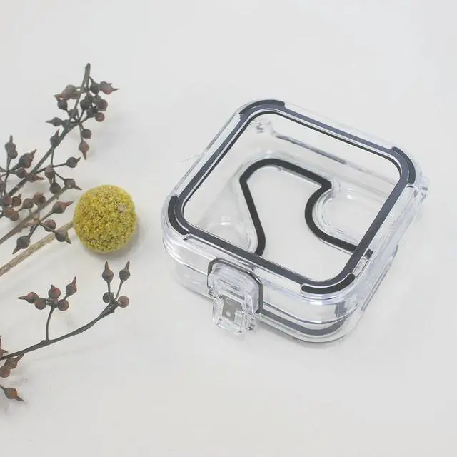 Alt view image 2 of 4 - Wireless Headphones Cover PC Transparent Headset Case Cover with 5 Pairs Silicone Ring Lanyard and l Hook for Nothing Ear 2