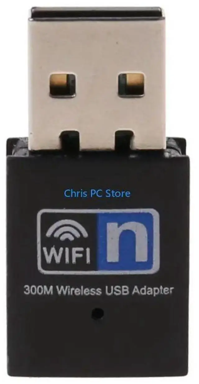 Alt view image 3 of 7 - Mini 300Mbps USB RTL8192 Dongle Adapter Wireless Receiver Card Antenna 802.11 n/g/b wi-fi LAN Adapter