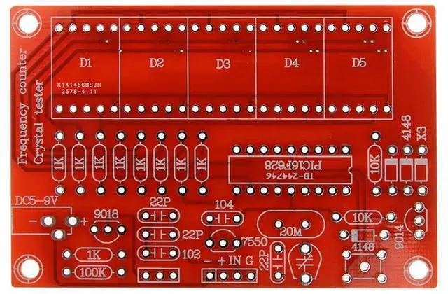 Main image of 1Hz-50MHz Frequency Meter Module 5 Digits High Precision DIY Kits Module Crystal Oscillator Frequency Meter