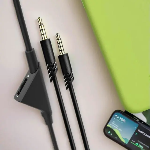 Alt view image 4 of 4 - 2.0M/6.5 Feet Aux Wire W/ Volume Control Audio Cable for PC PS4 Etc Headset Cord Lead for Astro A10 A30 A40 A50 Gaming Headsets