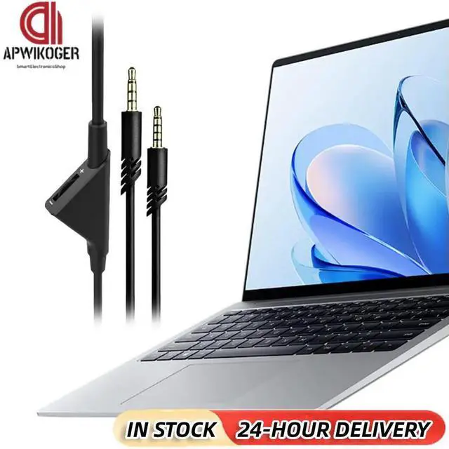 Main image of 2.0M/6.5 Feet Aux Wire W/ Volume Control Audio Cable for PC PS4 Etc Headset Cord Lead for Astro A10 A30 A40 A50 Gaming Headsets