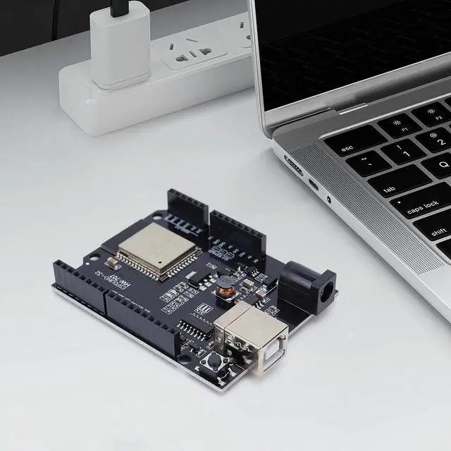 Alt view image 3 of 4 - ESP32 Development Board Ethernet IoT Wireless Transceiver Module Bluetooth-compatible ESPDUINO-32 Development Board