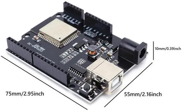 Alt view image 4 of 4 - ESP32 Development Board Ethernet IoT Wireless Transceiver Module Bluetooth-compatible ESPDUINO-32 Development Board