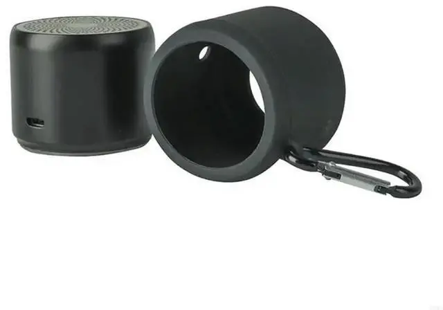 Alt view image 4 of 7 - for A106 Speaker Protective Silicone Bracket Protector Case Protective Skin-friendly Case with Carabiner