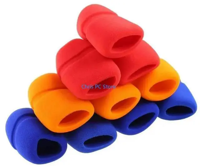 Alt view image 3 of 4 - 10pcs Durable Mic Sponge Covers Microphone Close Fit Soft Accessories