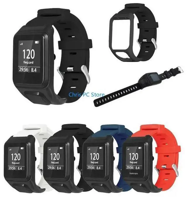 Alt view image 3 of 4 - Watch Band Wristband for TOMTOM Runner3 Silicone Strap Belt watch Bracelet