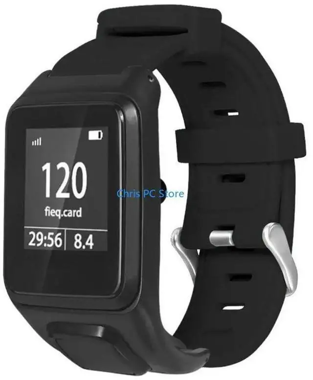Alt view image 2 of 4 - Watch Band Wristband for TOMTOM Runner3 Silicone Strap Belt watch Bracelet
