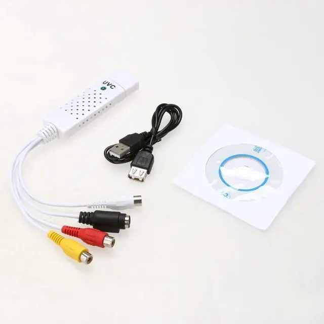 Alt view image 2 of 4 - USB 2.0 Video Capture Card Video Audio Converter DVD Audio Capture Adapter Card for 2000 XP Vista Win7 8 10