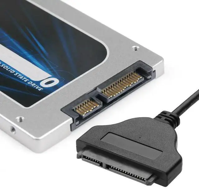 Alt view image 2 of 4 - External SSD HDD Hard Disk Drive USB 3.0 to SATA 3 Adapter Cable 6 Gbps Support 2.5 Inches for Bitcoin Miner Mining